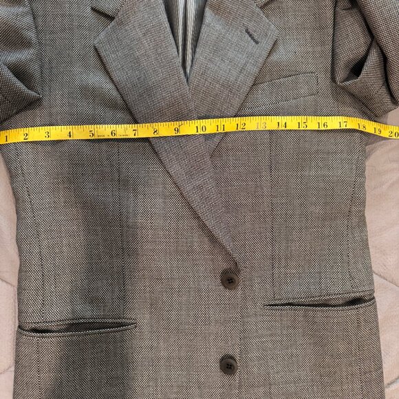 Vestimenta mens size 38R 2 button Blazer 95% Pure New Wool Italian Made Timeless - Picture 9 of 12